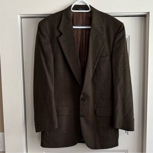 Vintage Burberry Dark Brown Men's Blazer